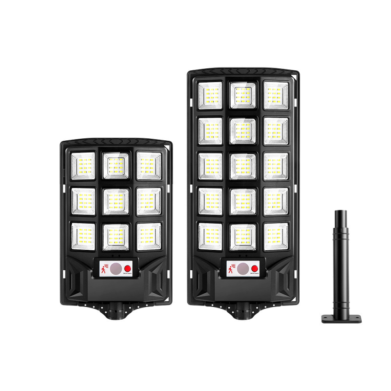 HX-27 solarno ulično svjetlo sa tri strane osvjetljenja, PIR senzor pokreta, IP65, 6W/6V, 6–12 h rada