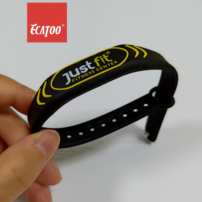 RFID σιλικονούχο βραχιόλι για έλεγχο πρόσβασης – HF 13,56MHz, Κάρτα IC με ανάγνωση/εγραφή, 512B μνήμη, 0,01 s ανάγνωση/εγγραφή, απόσταση ανίχνευσης 0-10 cm, Μοντέλο BQ375