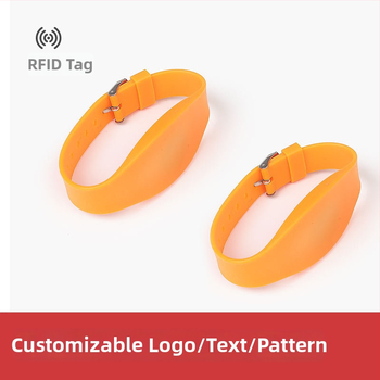 RFID βραχιόλι πρόσβασης, ανάγνωση/εγγραφή 512B, παθητική UHF κάρτα, μοντέλο Shenzhen 348, με κάλυμμα σιλικόνης, 0,01s ανάγνωση/εγγραφή