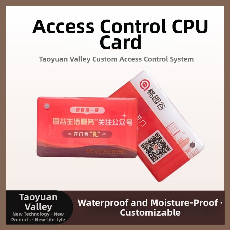 Juurdepääsukontrolli CPU-kaart, anti-NFC, koopiate vastu, krüpteeritud, plastikust; mudel tyg-cpu2