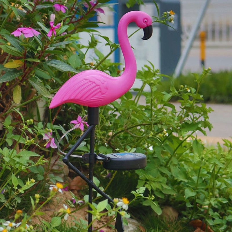 Solárno flamingo vrtno svjetlo IP65 0.5W PP, model Flamingo 2024, mogućnost prilagodbe