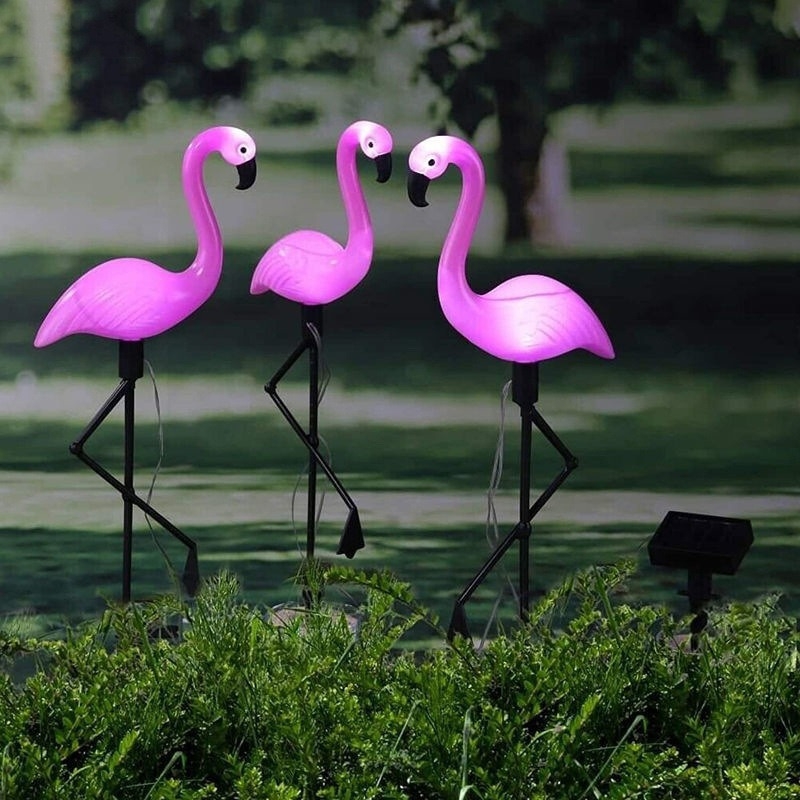 Solárno flamingo vrtno svjetlo IP65 0.5W PP, model Flamingo 2024, mogućnost prilagodbe
