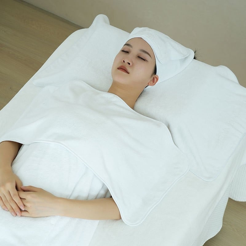 Πετσέτα ομορφιάς για σαλόνι, ίνες υπερφίνες, απορροφητικότητα 0-5 s, προσαρμογή, εκτύπωση λογότυπου, 400 g