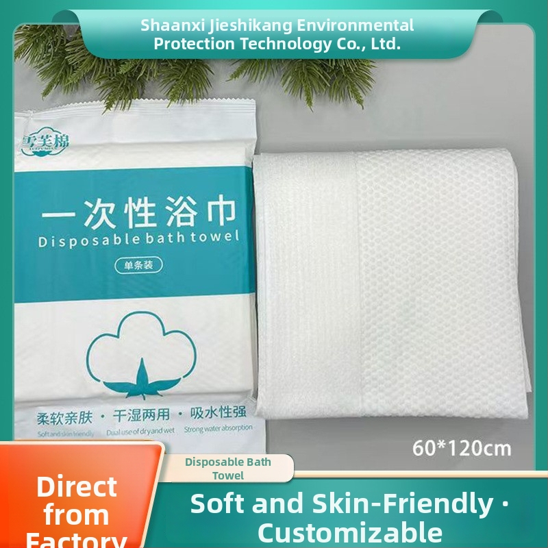 Jednorázové hrubé uteráky na kúpeľ a vlasy, samostatne balené, netkaný materiál, nasiakavanosť vody 5–10 s, pre cestovanie, hotely, kaderníctva a kozmetické salóny