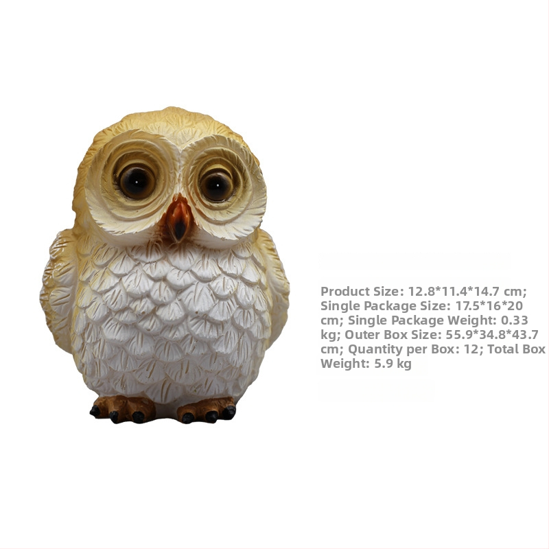 Svjetiljka od smole s motivom životinje, IP44, 0,06W, 6–12h, model RYD-DW-4