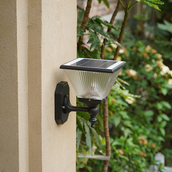 Solarna vanjska zidna svjetiljka IP65 aluminijsko kućište Cree LED, regulacija jačine, daljinsko upravljanje