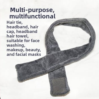 Pluošto plaukų įvyniojimo priemonė su Velcro uztrauktuku, geras vandens sugėrimas, skirta įvynioti plaukus permų ir dažymui, salonui