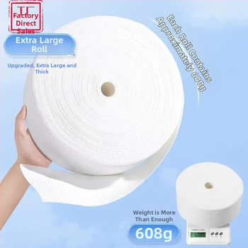 Jednorazové uteráky na tvár, veľký rol, 600 g, ultra hrubá perlovo-textúra, rastlinné vlákno, prispôsobenie k dispozícii, rodinné balenie, pre kozmetické salóny a kaderníctva