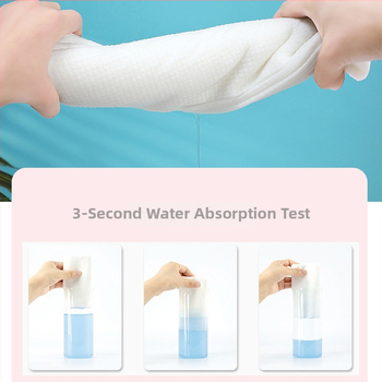 The Spring Bear jednorazová osuška na kúpeľ pre hotely a cestovanie, zosilnená a rýchlo vstrebávajúca (0-5 s).