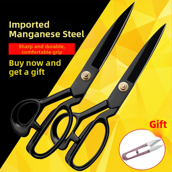 Ťažké krajčírske nožnice na rezanie textílií, šitie a oblečenie