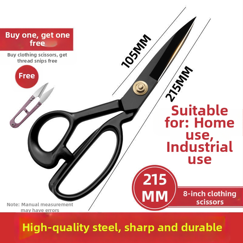 Ťažké krajčírske nožnice na rezanie textílií, šitie a oblečenie