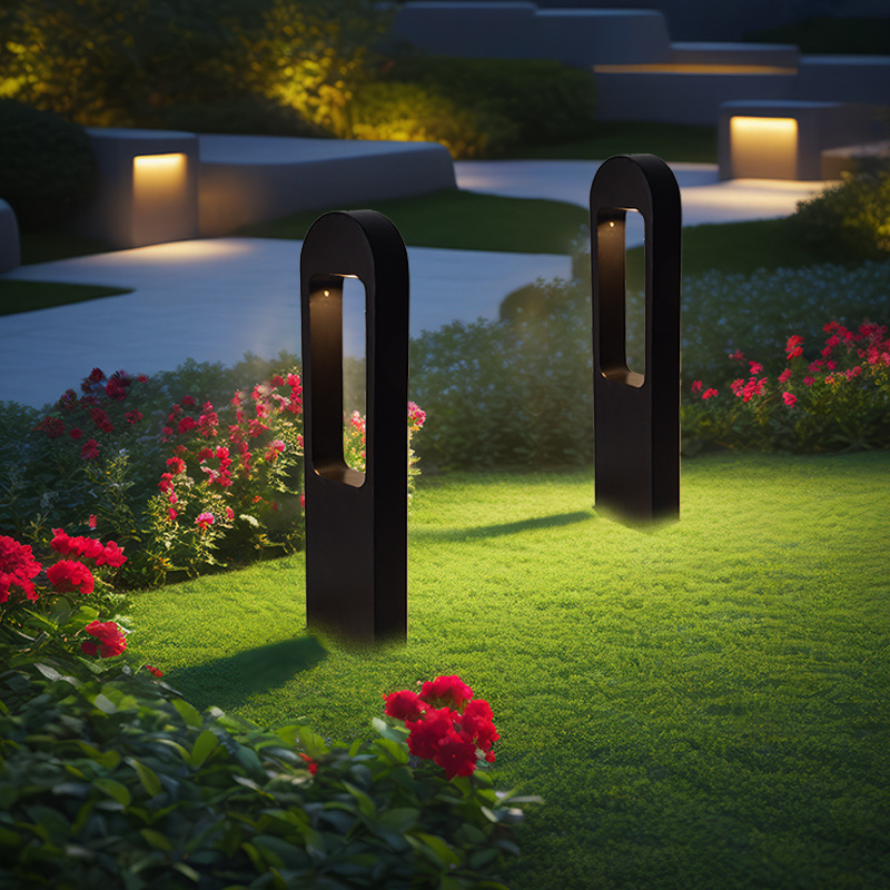 LED vanjska svjetiljka u obliku vrata, aluminij, IP55, 12W, Model BY-P1262, prilagodljiva