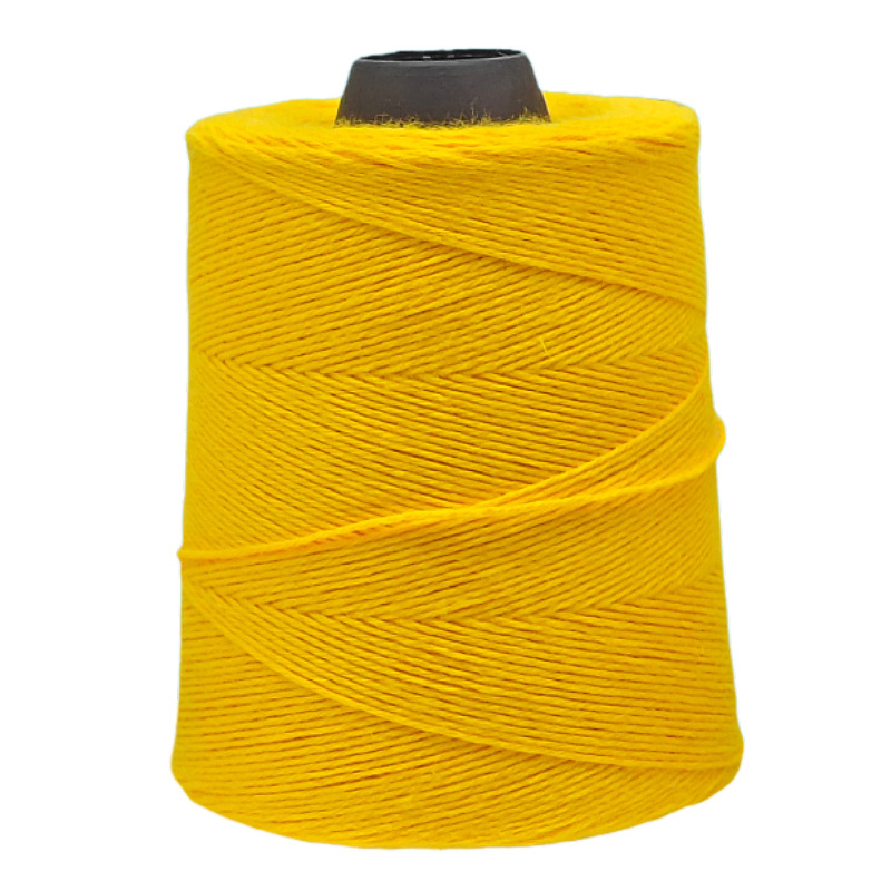 Νήμα ραφής για σφράγιση συσκευασιών — Πολυεστέρας; Μάρκα: Yue Sheng; Εφαρμογές: σφράγιση πλεγμένων σακουλών, ραφή σακουλών ρυζιού, βιομηχανική ραφή