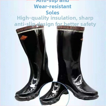 Izolačné topánky z gumy, vysoký členok, pre baníctvo, model 8569