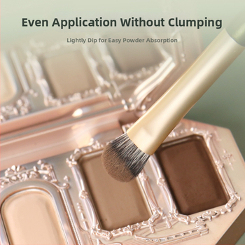 Kamanzi Σετ 8 τεμαχίων πινέλων σκιάς ματιών με μαλακές συνθετικές τρίχες και λαβές από αλουμίνιο, για ανάμειξη