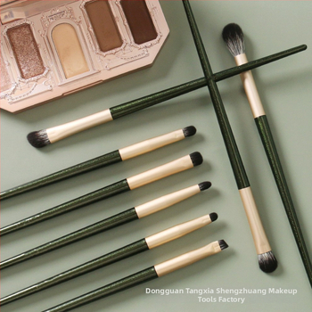 Kamanzi Σετ 8 τεμαχίων πινέλων σκιάς ματιών με μαλακές συνθετικές τρίχες και λαβές από αλουμίνιο, για ανάμειξη