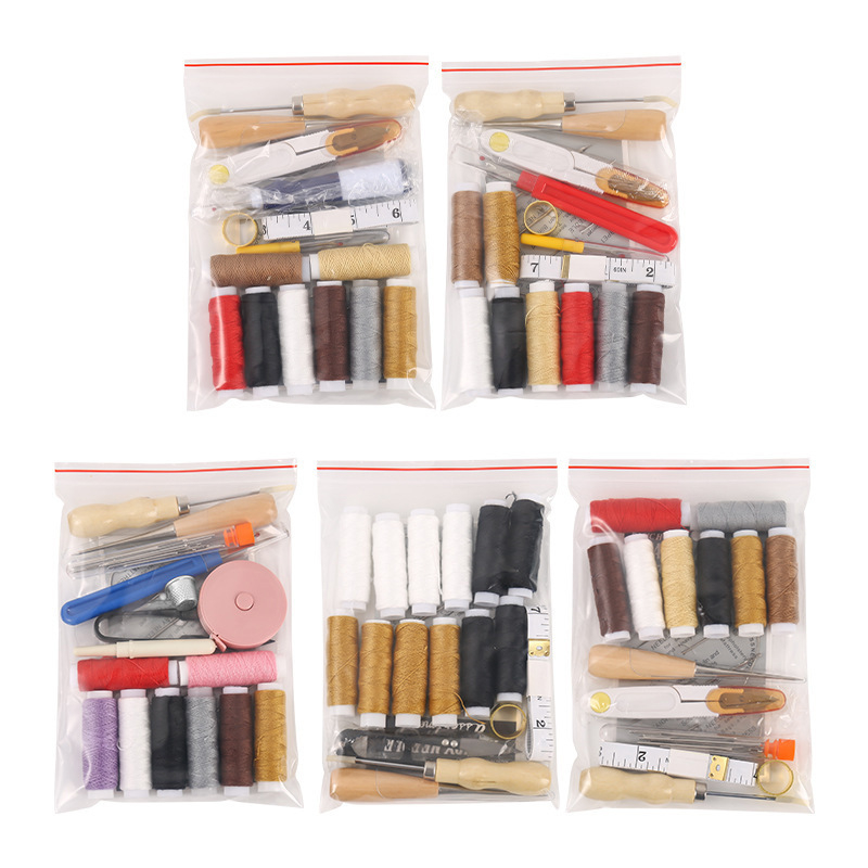 Set alata za kožne radove za ručno šivanje – DIY komplet za kožne radove sa Stitching Scissors, Leather Ruler, Awl i Thread, JP/Jinping JP796, Zhejiang, mogućnost prilagodbe