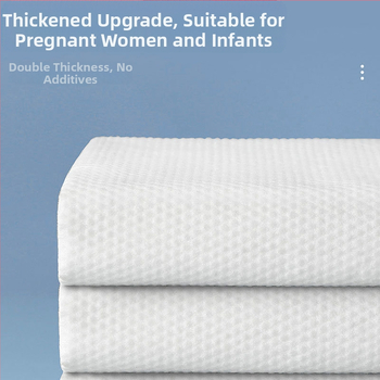 Uterák na vlasy pre holičstvá a kozmetické salóny – jednorazový, zväčšený a zosilnený, bavlna, 80 g, rýchla absorpcia 0-5s, s tlačeným logom