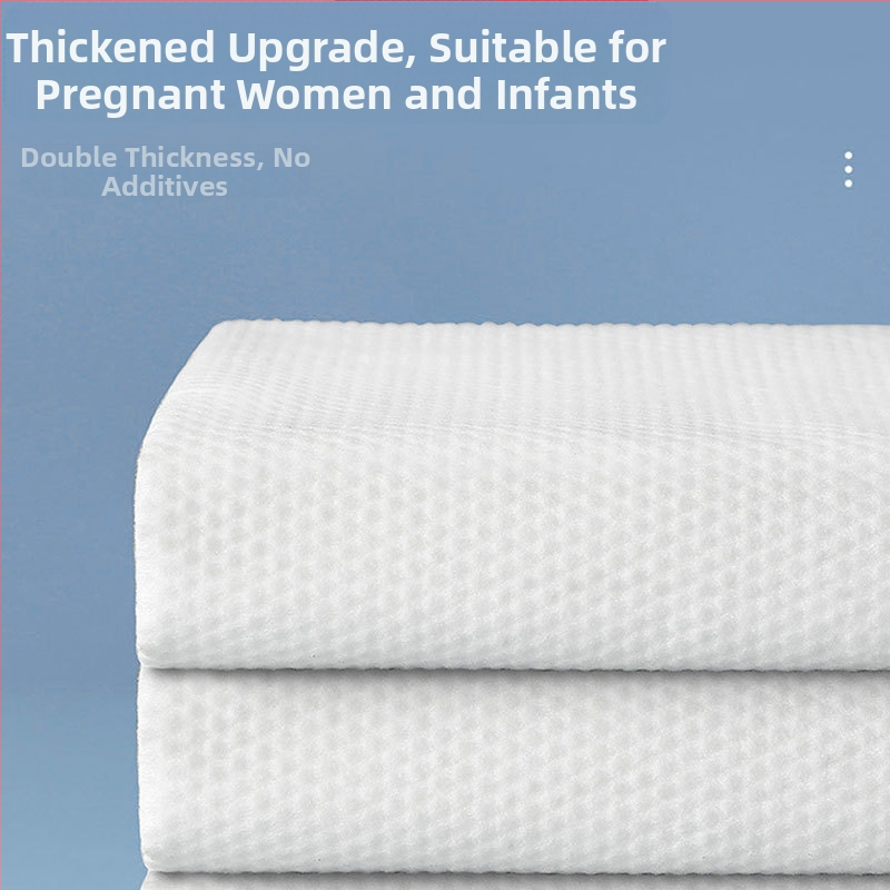 Uterák na vlasy pre holičstvá a kozmetické salóny – jednorazový, zväčšený a zosilnený, bavlna, 80 g, rýchla absorpcia 0-5s, s tlačeným logom