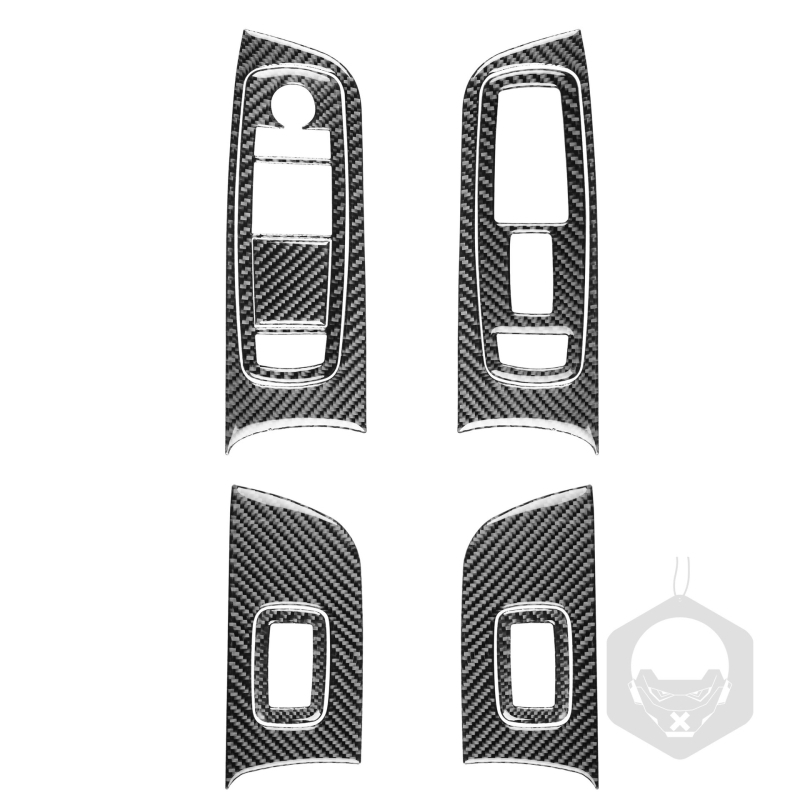 Dodge War Horse karbonski unutarnji panel za gumbe za podizanje prozora - kompatibilan s Dodge 15-23 War Horse, Rrx carbon, model rrx-102749