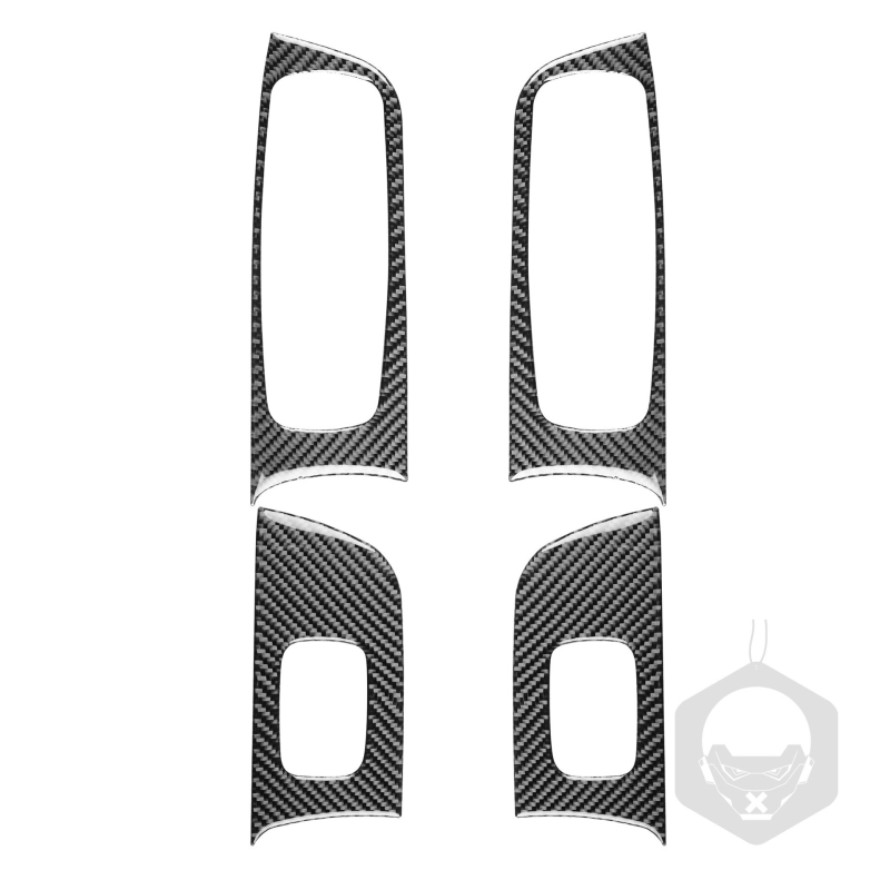Dodge War Horse karbonski unutarnji panel za gumbe za podizanje prozora - kompatibilan s Dodge 15-23 War Horse, Rrx carbon, model rrx-102749