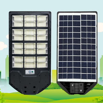 Nova ultra sjajna trostrana solarna ulična svjetiljka sa senzorom pokreta za vanjski vrt