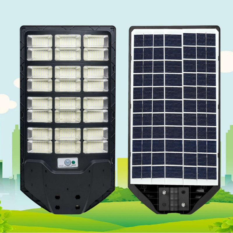 Nova ultra sjajna trostrana solarna ulična svjetiljka sa senzorom pokreta za vanjski vrt