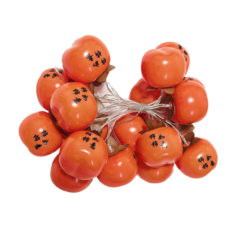 Persimmon LED φωτεινή σειρά για εσωτερικούς χώρους, αυλή και κήπο — ηλιακή τροφοδοσία, IP42, 12V είσοδος, 0,05W, προσαρμόσιμο ιδιωτικό εμπορικό σήμα