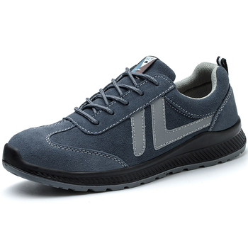 Încălțăminte de protecție pentru muncă, anti-șoc, anti-perforație, izolate, din piele velur, model 3022