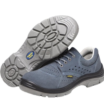 Izolirane radne cipele, nubuk koža i platno, niski gornji dio