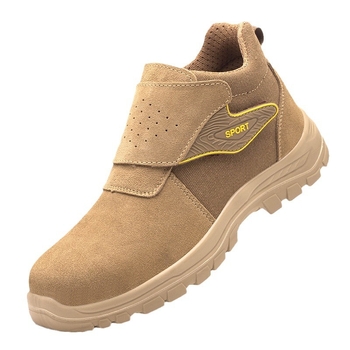 Pantofi de protecție cu bombeu metalic; rezistenți la lovire și perforare; antiderapante; rezistenți la ulei, la acizi și la alcalii; din velur și pânză