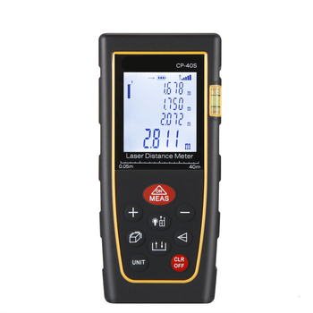 Όργανο μέτρησης λέιζερ για δωμάτια και όγκους | εμβέλεια 0-100 m | λειτουργία 3 V | βάρος 110 g | βιομηχανική και εμπορική διακόσμηση