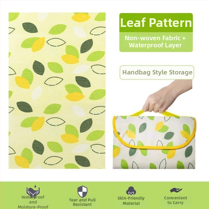 Πικνίκ χαλάκι – ανθεκτικό στην υγρασία, παχύτερο μη υφασμένο ύφασμα, φορητός αδιάβροχος στρώμα για παραλία, κάμπινγκ και πικνίκ