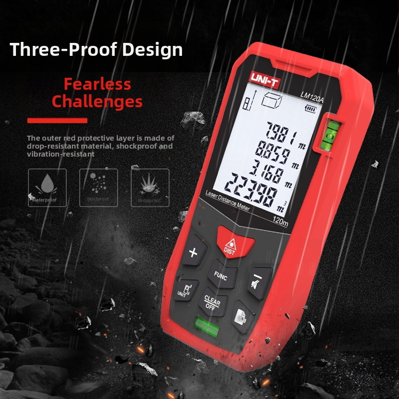 Laser mjerač udaljenosti Uni-t LM40e+/LM50A/LM40B (40–120 m, točnost ±0,3 m)