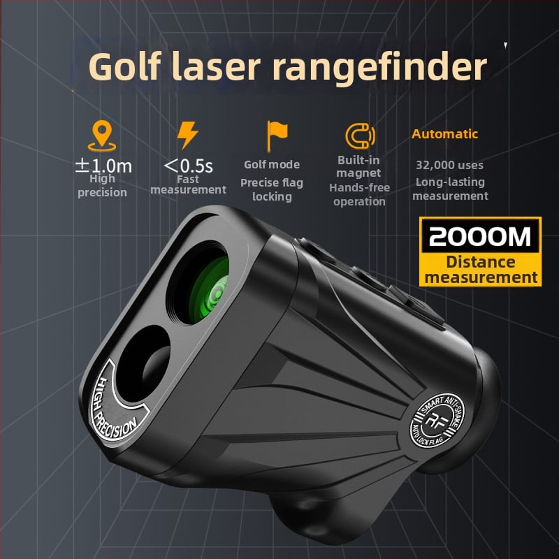 Μετρητής Απόστασης λέιζερ HR-2000 από την Hangrui – εμβέλεια 3–2000 m, ακρίβεια ±1000, 5V λειτουργία, φορητός