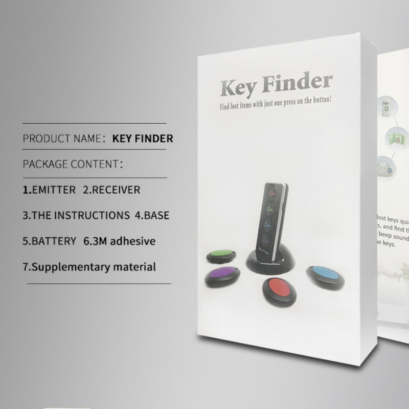 Безжичен търсач за ключове One-to-Four от Good xinda — преносим локатор за ключове, модел One-to-Four Keyfinder