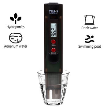 Αναλυτής ποιότητας νερού πολλαπλών παραμέτρων – μάρκα Trickle, μοντέλο TDS024, εύρος μέτρησης 0–9999, μέτρηση pH