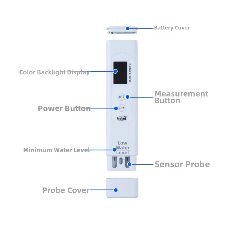 Rýchly analyzátor kvality vody LS310; testy: ťažké kovy; typ: rýchly analyzátor kvality vody; rozsah merania: 1; napájanie: 220V
