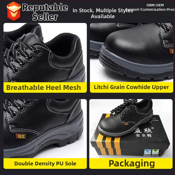 Pantofi de protecție cu vârf din oțel – anti-șoc, anti-perforație, rezistenți la ulei, rezistenți la acizi și alcalii, antiaderenți, talpă PU joasă