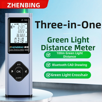Φορητός μετρητής απόστασης 3 σε 1 και ψηφιακός χάρακας, μοντέλο G σειρά, εμβέλεια 0,5–100 m, ακρίβεια 0,001 m, για εσωτερικές και εξωτερικές μετρήσεις