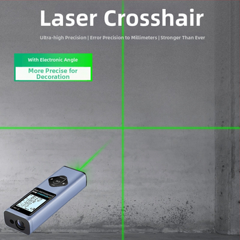 Φορητός μετρητής απόστασης 3 σε 1 και ψηφιακός χάρακας, μοντέλο G σειρά, εμβέλεια 0,5–100 m, ακρίβεια 0,001 m, για εσωτερικές και εξωτερικές μετρήσεις