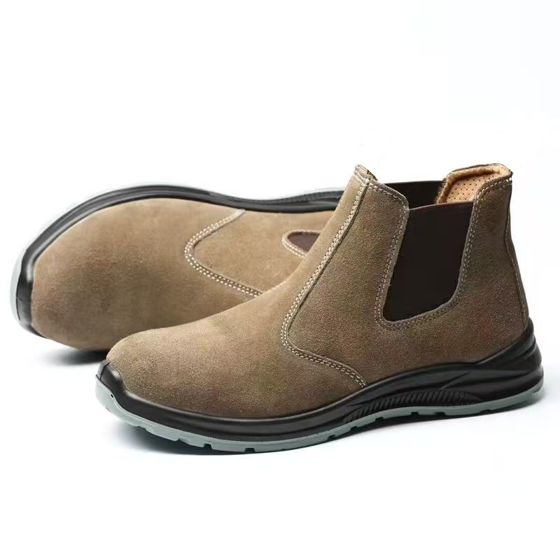 Παπούτσια ασφαλείας για συγκόλληση χωρίς κορδόνια, με μεταλλική προστασία δακτύλων, διαπνοή, αντι-χτυπήματος και αντι-διάτρησης, ελαφριά