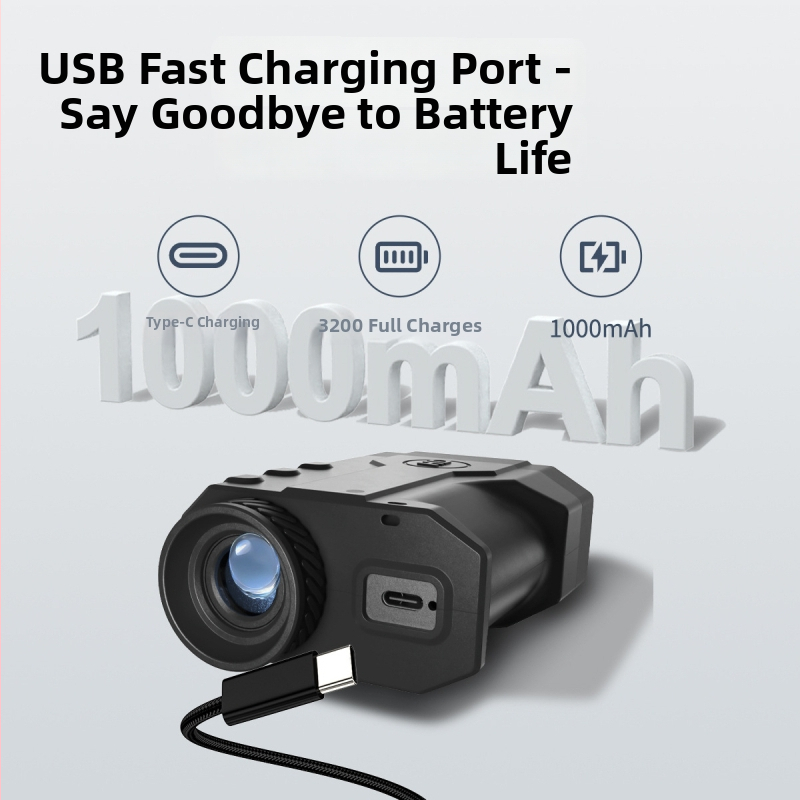 Golfový laserový rangefinder JX-2000, druhá generácia, rozsah 3–2000 m, presnosť ±1 m, hmotnosť 167 g