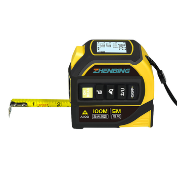 Metru de distanță cu laser de mână Ha series, cu rangefinder infraroșu și Bluetooth, patru în unu, gamă de măsurare 0,05–100 m, precizie 0,001 m