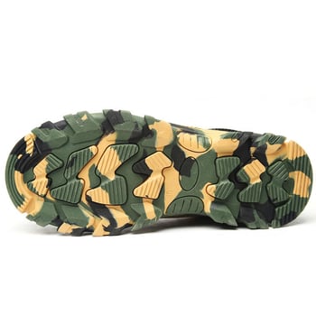 Pantofi de protecție pentru bărbați, cu vârf din oțel, talpa cu partea superioară joasă, protecție anti-perforație și anti-șoc, material Fly-Weave