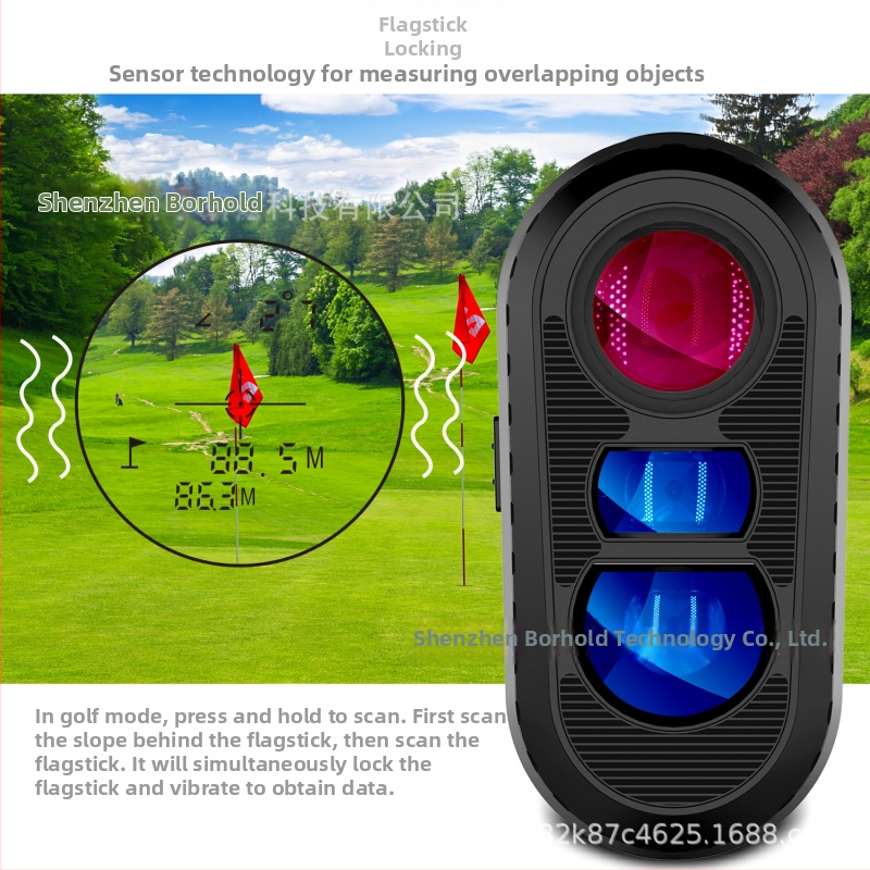 Γκολφ λέιζερ μετρητής απόστασης, σειρά BH-LD, διπλή τροφοδοσία, μέτρηση κλίσης, λειτουργία φλάγκπολ