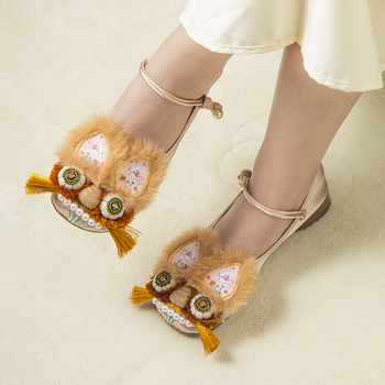 DIY hímző készlet: tigrisfej motívum cipőkhöz, vászon anyag, új kínai stílus, testreszabás nélküli