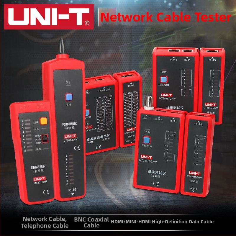 UNI-T UT681L/UT681C/UT681HDMI tester káblov siete LAN a HDMI testovanie
