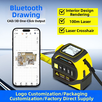 Zhenbing Ha Series ručný diaľkomer s laserovým meraním vzdialenosti, rozsah 0,05–100 m, presnosť 0,001 m, prevádzkové napätie 3,4 V
