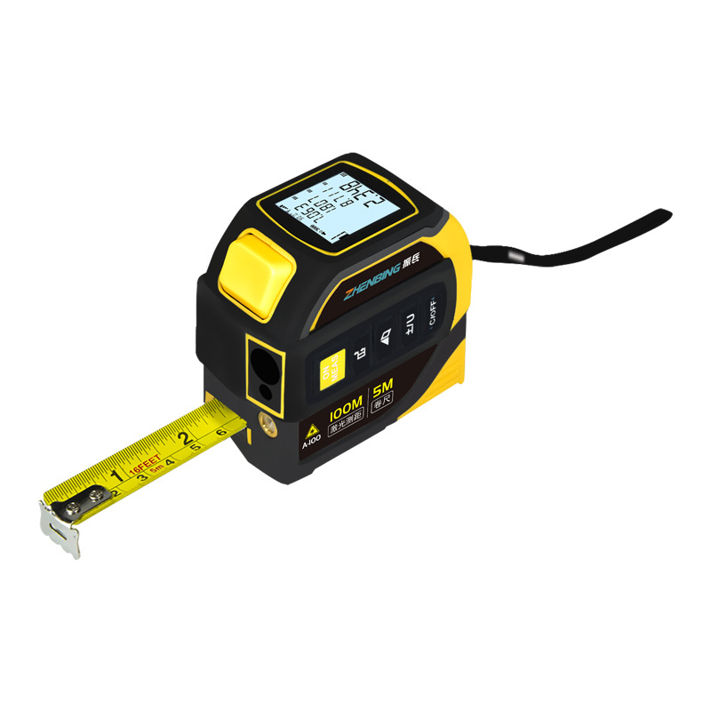 Meter de distanță cu laser, Bluetooth, linie încrucișată, interval 0,05–100 m, precizie 0,001 m